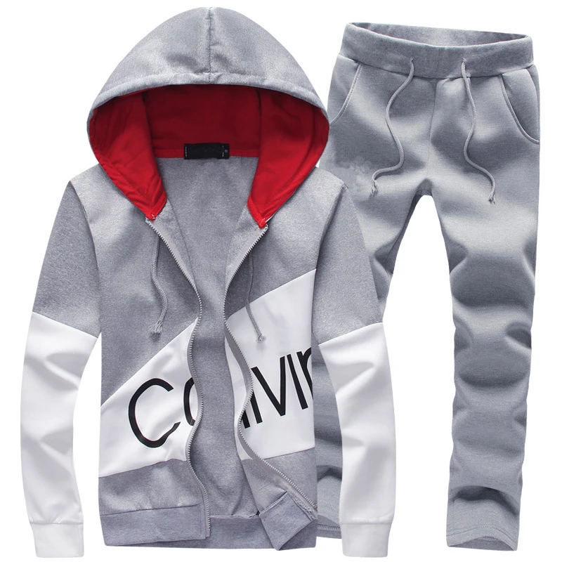 Спортивный мужской костюм 2021 спортивный с принтом мужская спортивная одежда