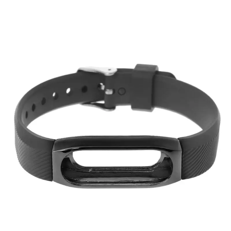 Для Xiaomi mi ремешок 1 браслет ремешок для mi Band 2 цветной металлический ремешок - Цвет: Black