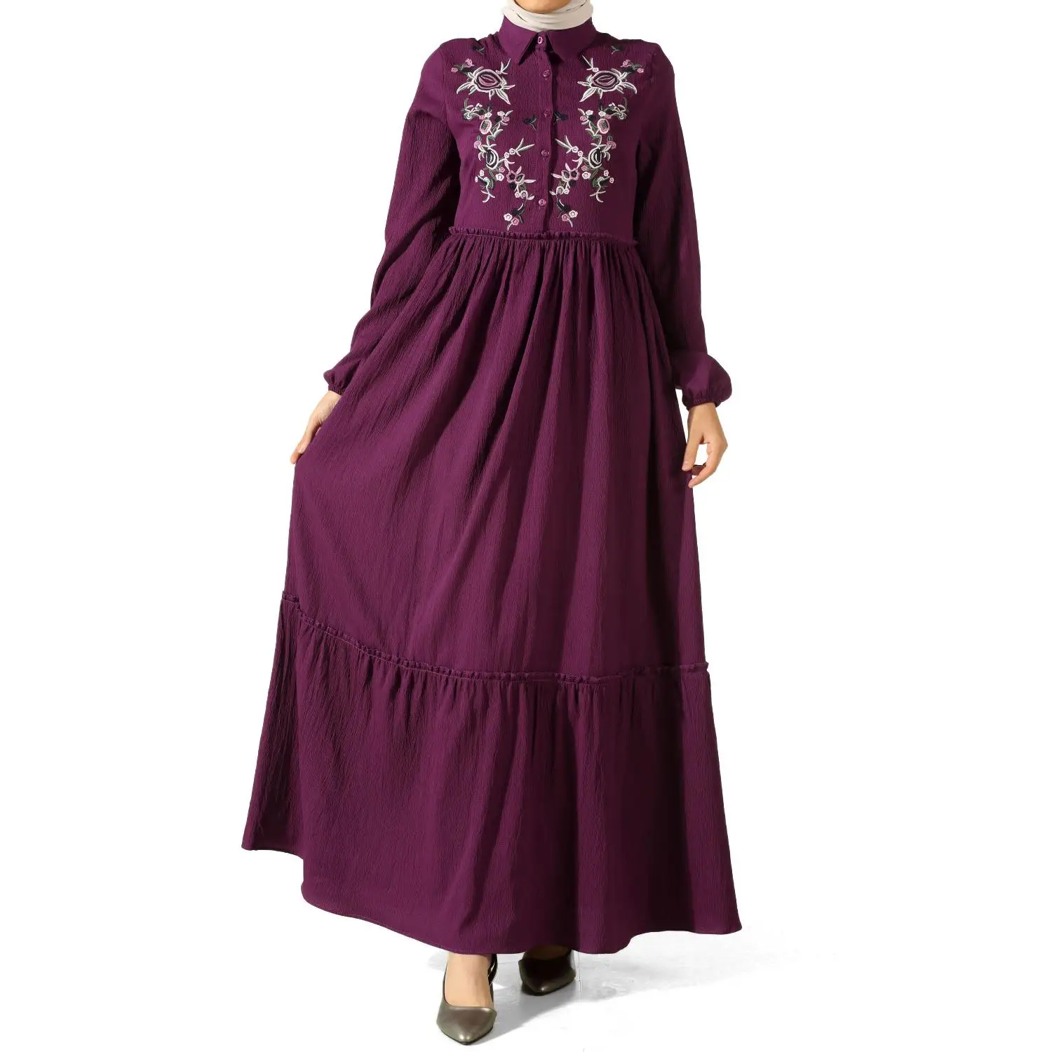 Платье с вышивкой|Мусульманская одежда| |