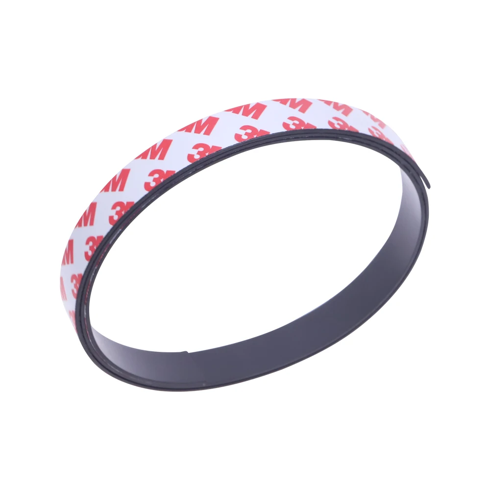 

1M Soft Rubber Magnetic Strip Self Adhesive Flexible Magnet DIY Stripe Tape
