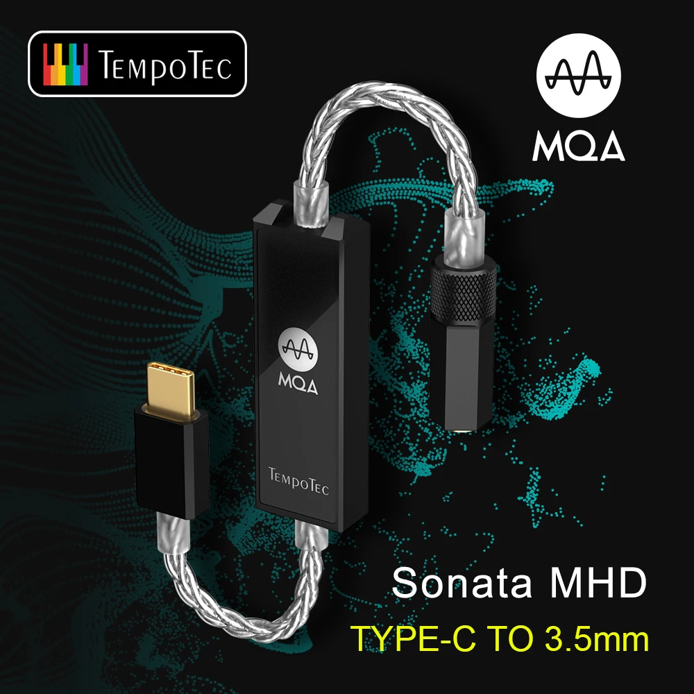 Усилитель для наушников TempoTec Sonata MHD MQA 8X ES9281 Dongle USB DAC DSD128 от 3 5 до мм Android Mac