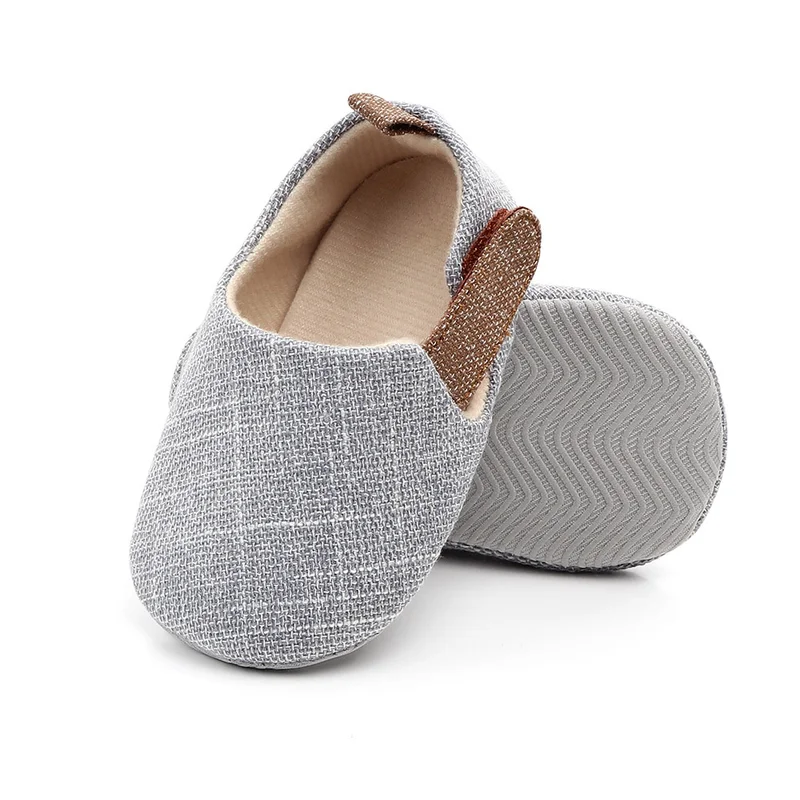 Summer Baby Shoes Walking Shoes Male and Female Treasure Soft-soled Antiskid Shoes 0-3 Years Baby Boy Boots Shoes Black Canvas