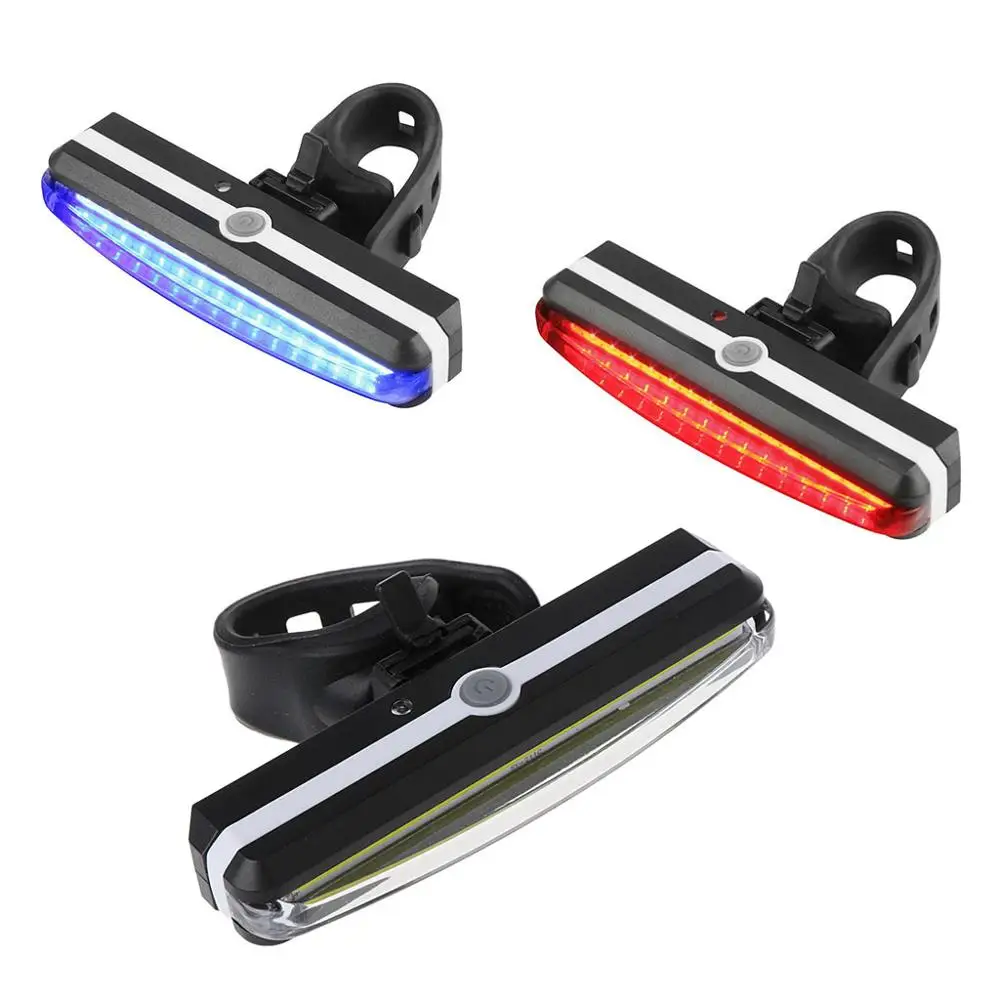 Ультраяркий велосипедный фонарь с USB зарядкой светодиодный задний высокой