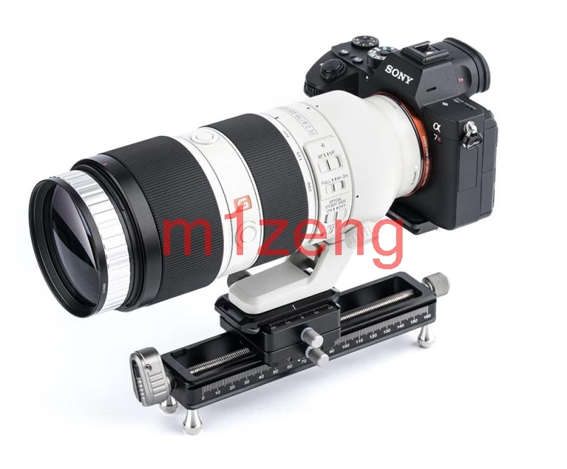 

160mm Macro cradle Focusing Rail Slider close up BallHead tripod head guide Quick Release Plate Desktop For dslr Camera