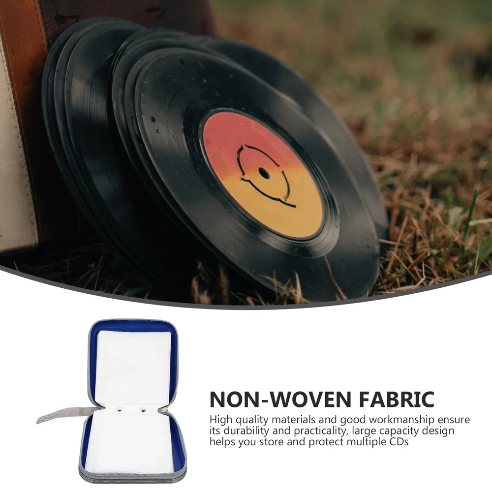 

1pc Portable Car Case Pocket Disc Storage Holder Organiser Protector