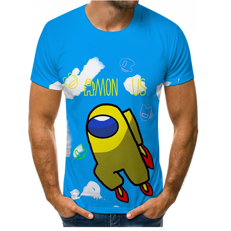 

Family parent-child t-shirt anime hip-hop 3d printing fashion new children's short-sleeved O-neck T-shirt street men's clothing