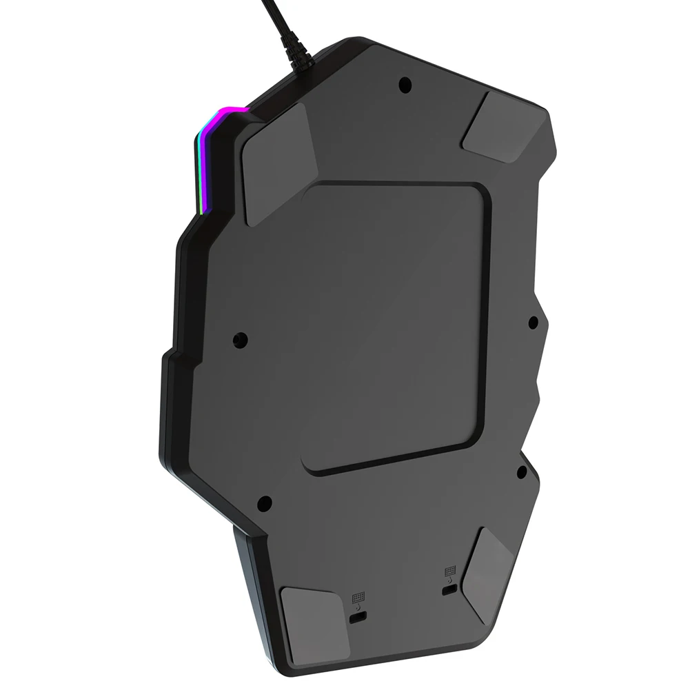 35 клавиш для левой игры проводная USB ABS светодиодная подсветка нескользящая