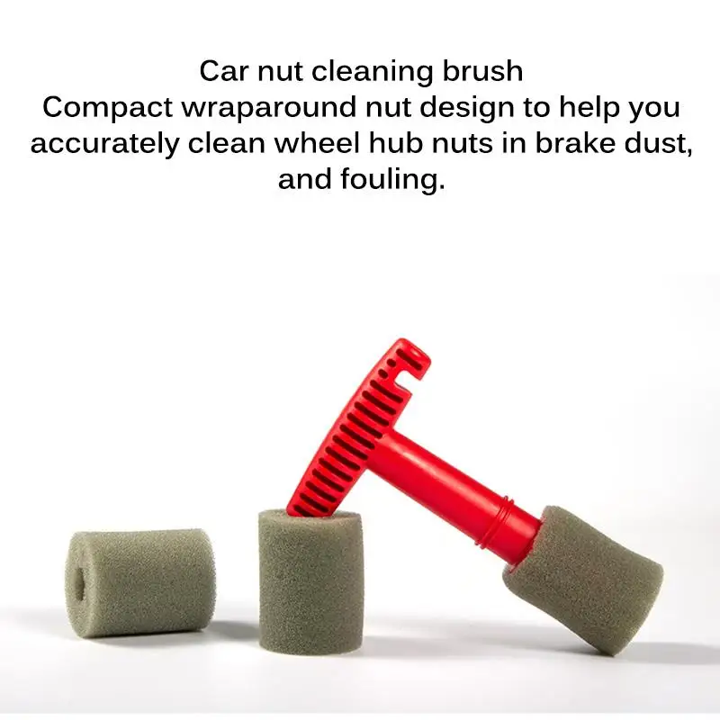 AOZBZ мойка автомобиля Встроенная шина винтовая кисть Удобная гайка колесо