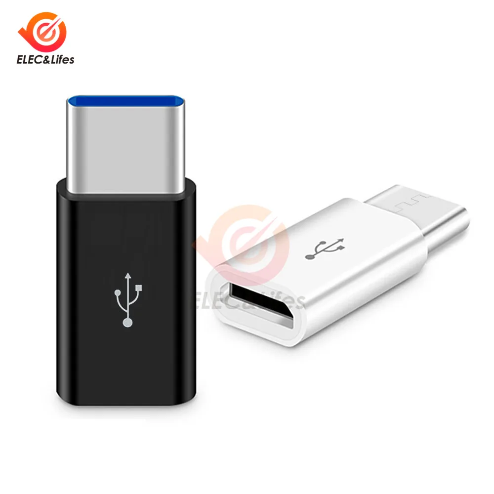 3 шт. адаптер Type C к Micro USB / для смартфонов/Android|Адаптеры AC/DC| |