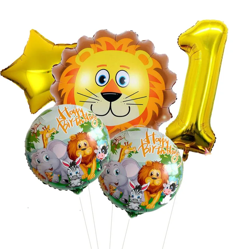 

Играть онлайн льва воздушные шары День рождения украшения животных украшения для тематических вечеринок Globos