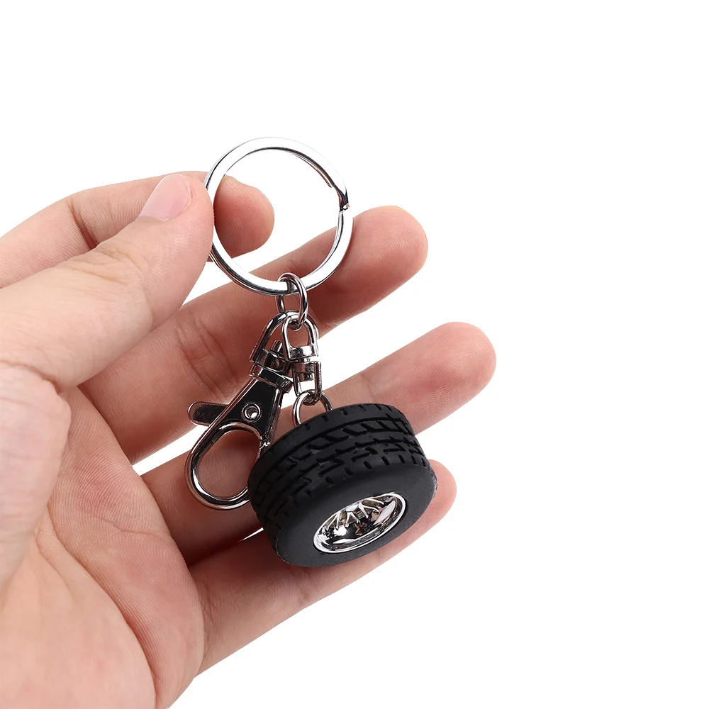 Автомобильное колесо турбо брелок для ключей с тормозными дисками автомобильная