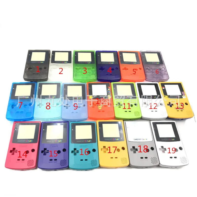 Чехол накладка для игровой консоли Gameboy чехол с желтым и синим корпусом
