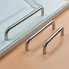 U-образная дверная ручка из нержавеющей стали, ручки для кухонного шкафа и мебели, диаметр 10 мм