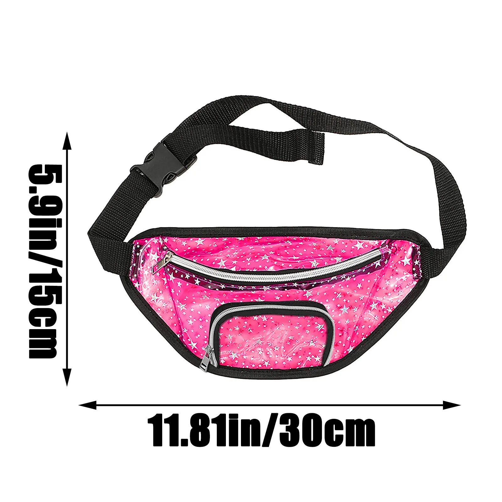 

2021 Fashion New Women Transparent Waist Bag Pvc Fanny Hip Pack Girls Casual Phone Pouch Shoulder Chest Purse Belt Bum Bag#p3