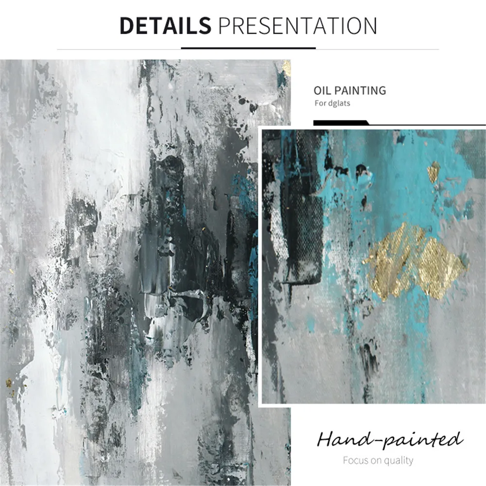 

100% Hand Painted Abstract Oil Painting On Canvas Fashion Modern Big Size Handmade Oil Painting For Living Room Home Decoration