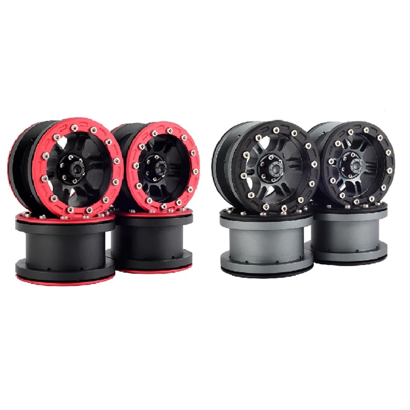 

8 шт., 2.2 Φ для 1/10 RC Rock Crawler Axial SCX10 RR10 Wraith TRAXXAS TRX4 TRX6, 4 шт. титана и 4 шт. красных