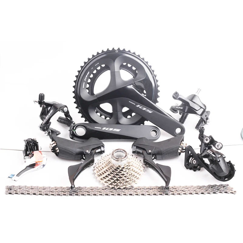Shimano105 R7000 дорожный велосипед Groupset 2x11s 22s скорость 50x34 170 мм переключатель
