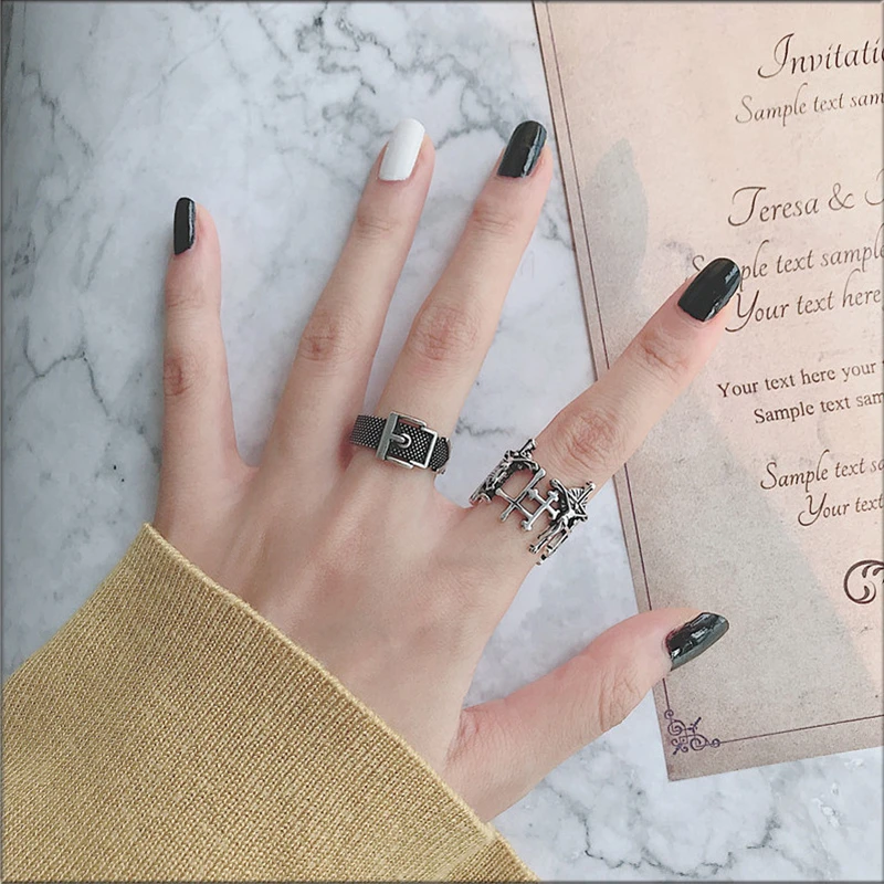 HZ 2019 личность Тибетский серебристый металлический Винтаж Крест геометрические