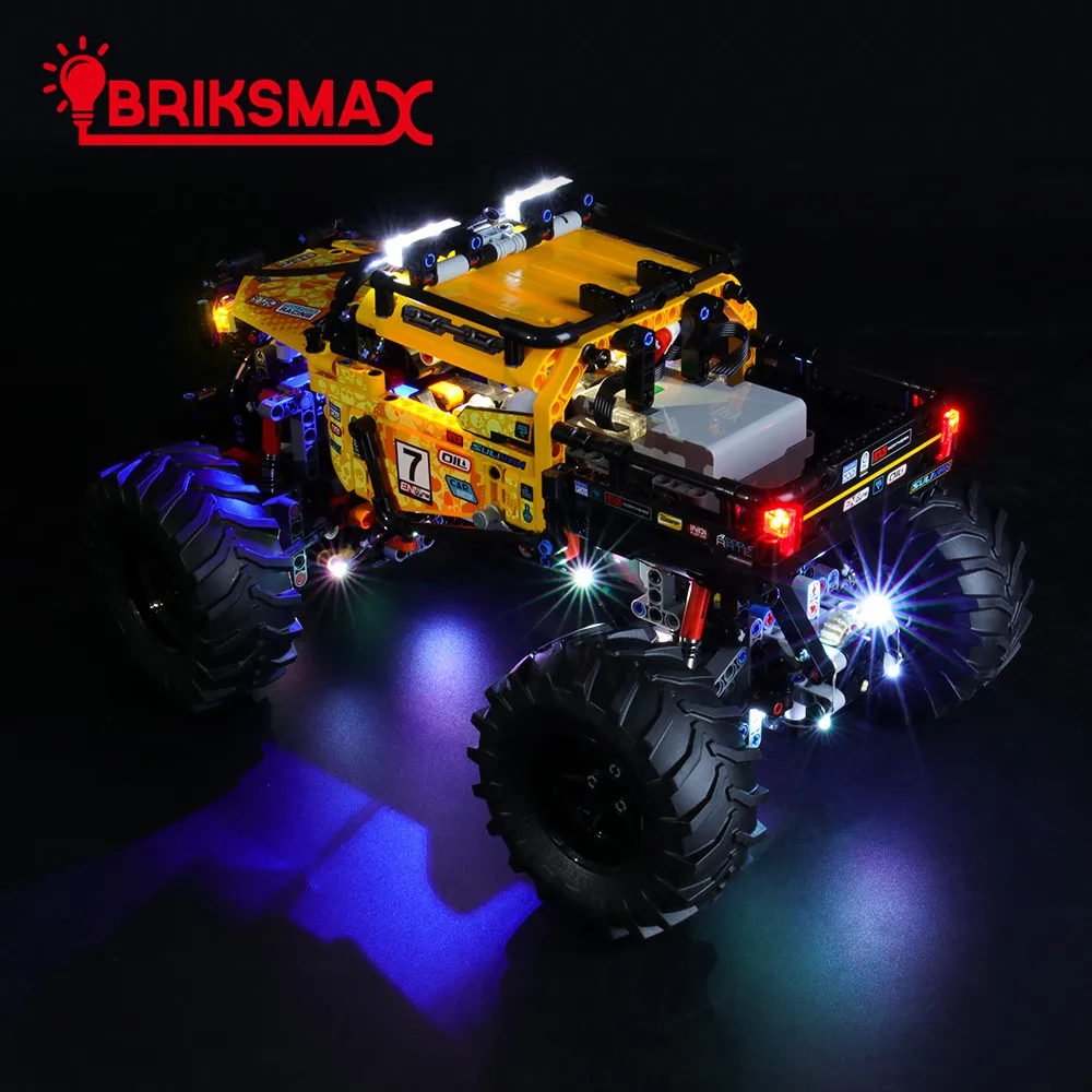 BriksMax светодиодный светильник для Technic 42099 4X4 X-treme Off-Roader светильник ing Set(не включает модель