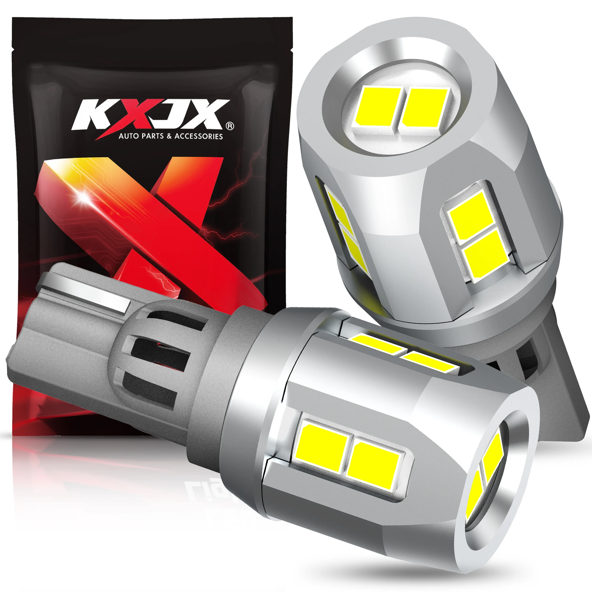2X 912 921 светодиодные лампы для резервного заднего хода 2600 люмен 4014 42 SMD 6000K белый