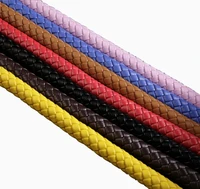12mm braided microfiber leather rope string 2m leather string cord for diy bracelet jewelry craft making findings accessories