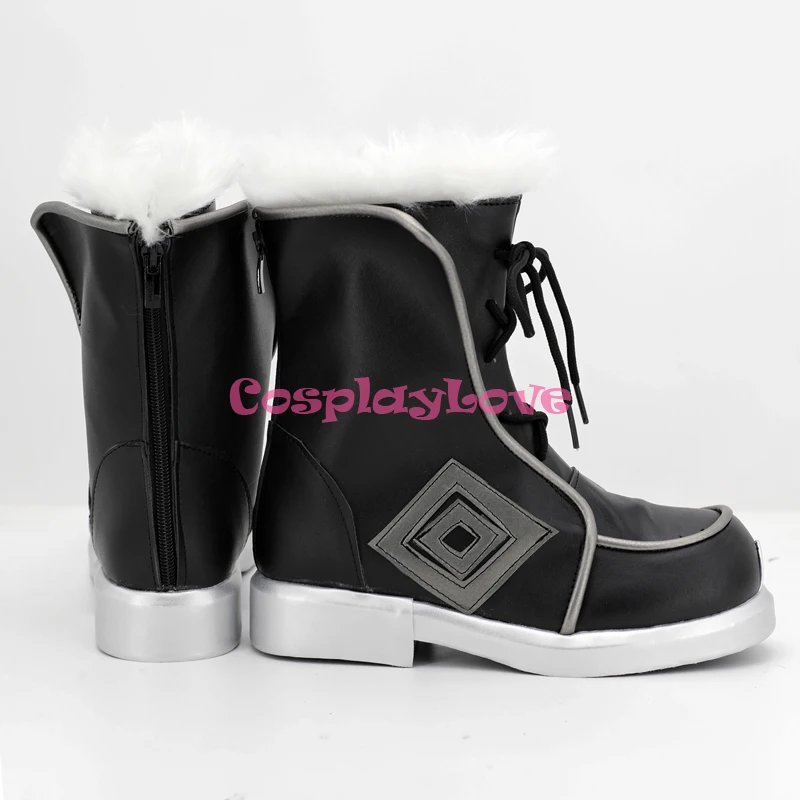 

Arknights Cliffheart Black Shoes Cosplay Long Boots Leather Custom Made For Christmas Halloween