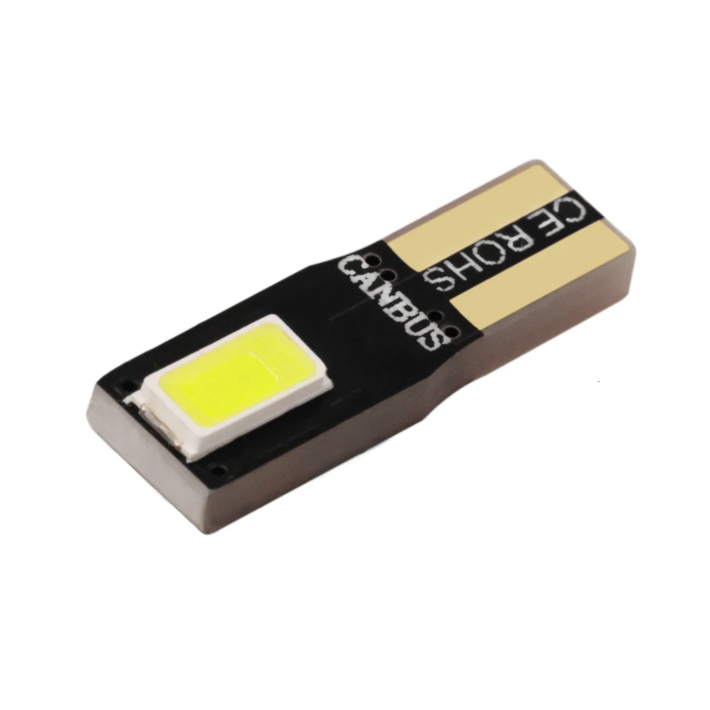 3 шт. Led T5 2721 W3W W2* 4.6d 5630 SMD Инструмент: клин-индикатор, светильник, спидометр, кластер, тире, светильник 10-15 В постоянного тока