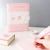 2022 Peach Notepad Simple A5 Hand Account Pu Magnetic Book Student Notebook Diary Agendas Office Stationery School Supplies 5