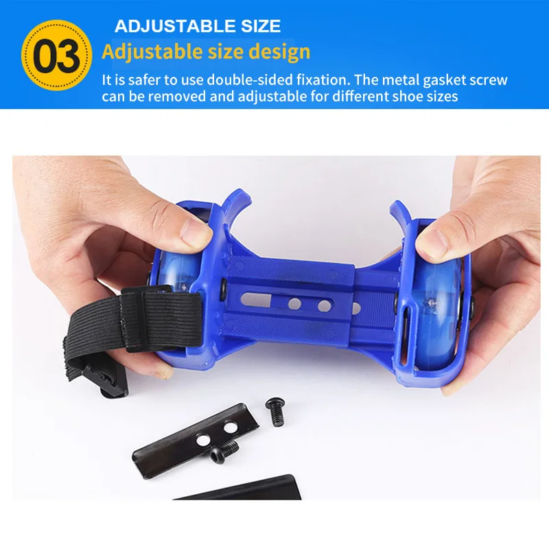 Детский четырехцветный Мигающий Ролик безопасный вихревой шкив колеса для