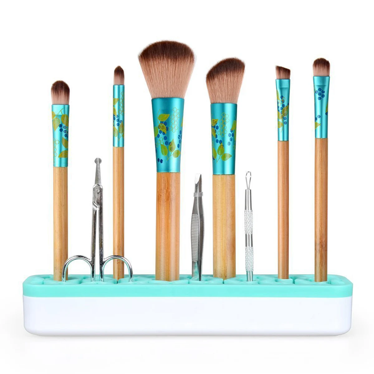 Органайзер для кистей макияжа силиконовый в форме лепестка | Красота и здоровье