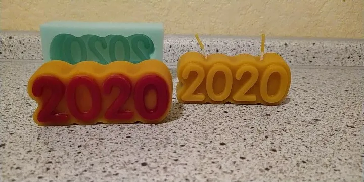 Форма для следующего года 2020 цифровые формы изготовления мыла силиконовая форма