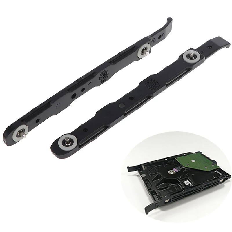 

2pcs Original Black Hard Drive Installation Guide Strip Universal Chassis Use