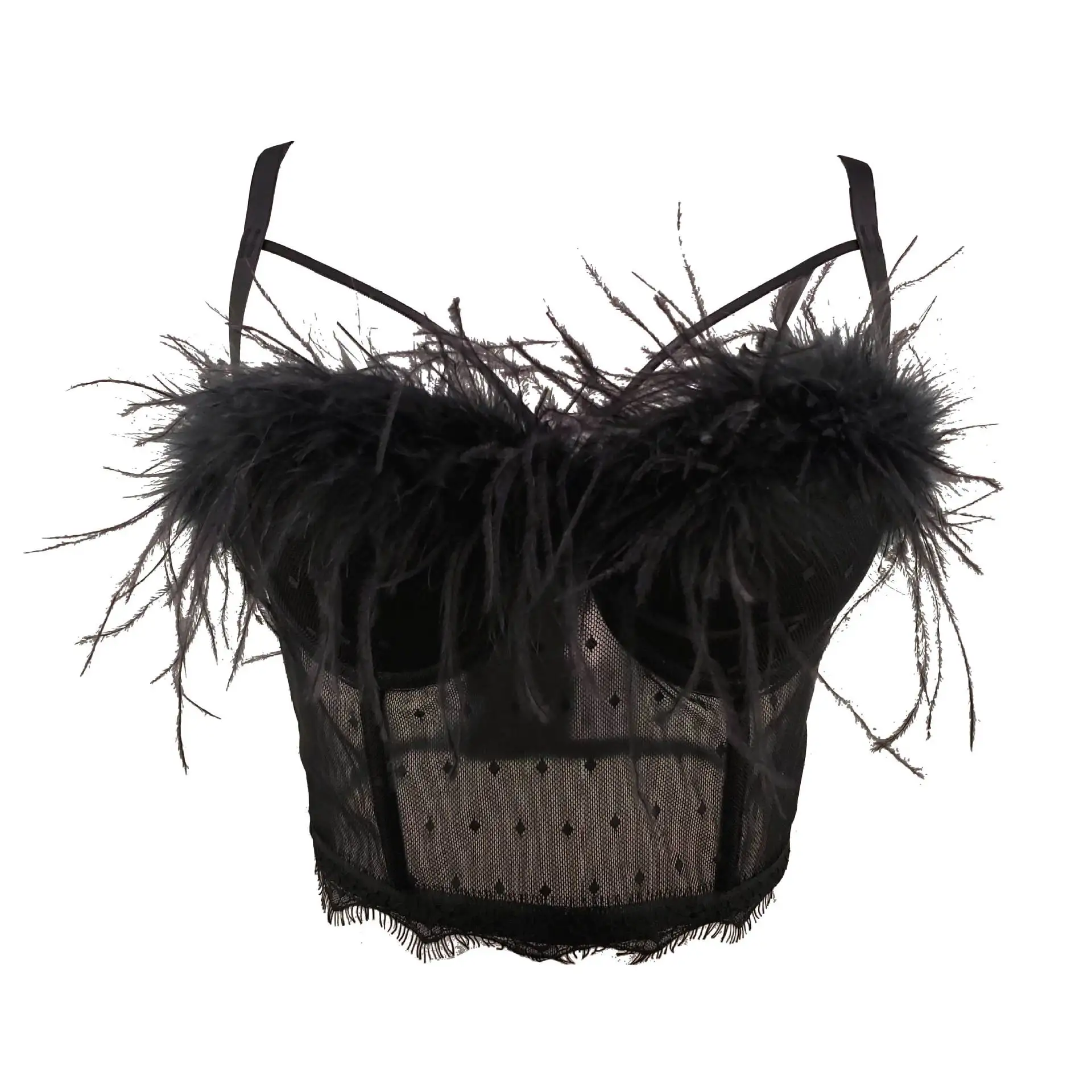 Женские сексуальные дизайнерские кружевные сетчатые топы с - Цена: 2099.49