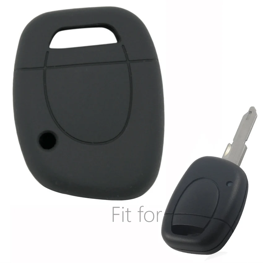 

Для RENAULT Twingo Clio Kangoo Master 1 кнопочный силиконовый чехол для ключей от машины защитный чехол моющийся Мягкий черный красный синий зеленый белый