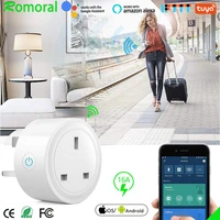 16a smart plug wifi smart socket basic phone remote control adapter%ef%bc%8cuk plug work with alexa google home ifttt