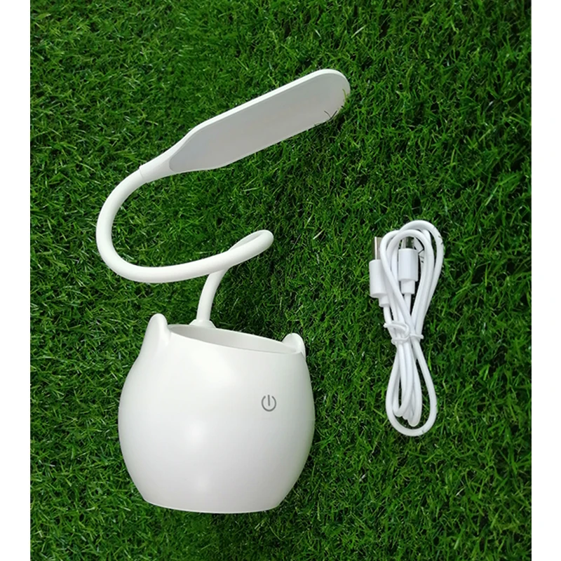 

2021Table Lamp Led USB Rechargeable Desk Lamp Eye Protection Learning Children Bedroom Bedside Lamp Battery 3500mAh