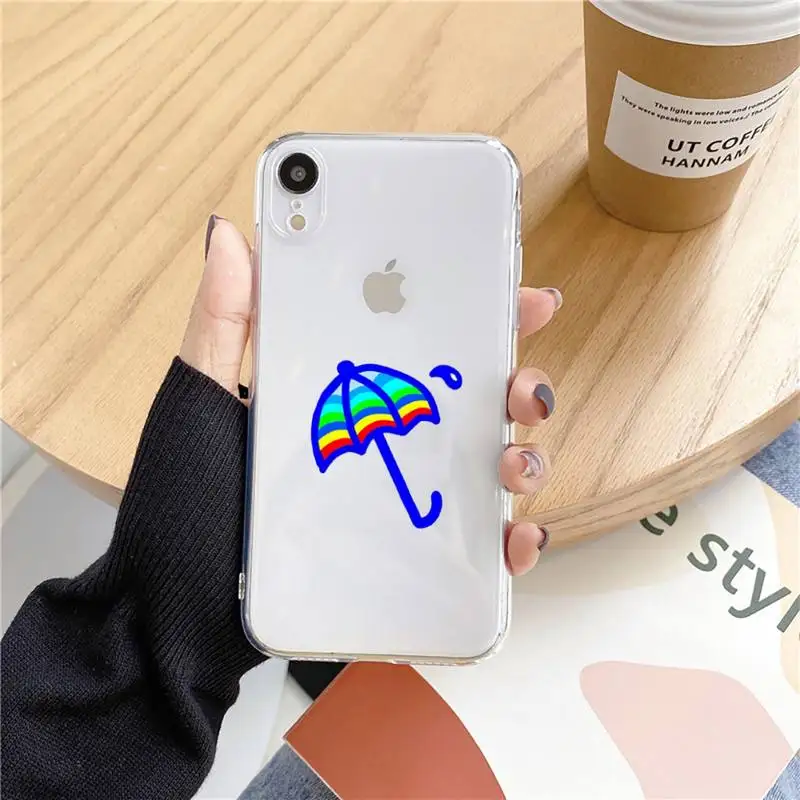 

Cute Weather Logo Phone Cases For Iphone11 12 Pro Max SE 2020 6s 7 8 Plus X Xs Max Xr Transparent Soft Silicone Cover