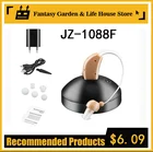 Портативный Перезаряжаемые слуховые аппараты звуковой усилитель звука за ухом JZ-1088F для пожилых людей уход за ухом слуховой аппарат вилка стандарта ЕССША