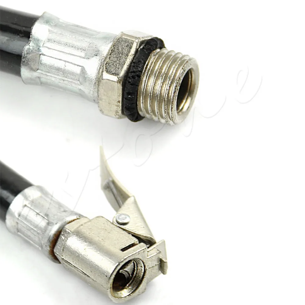 

1 PC Motorcycle Bicycle Car Flexible Clip On Air Tyre Tire Chuck Inflator Hose