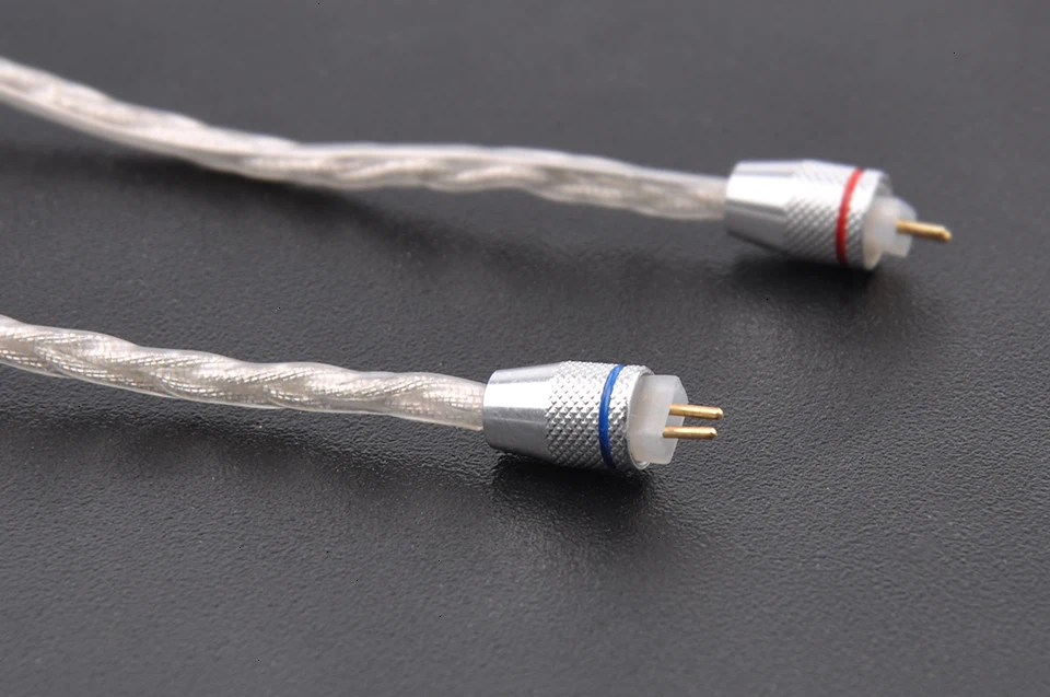 AK плотным верхним ворсом KZ ZS3 ZS5 ZS6 кабель 2pin 0,75 мм обновлен с серебряным покрытием кабель наушников обновления кабель для наушников Наушники KZ ZS4 ZSA ED16