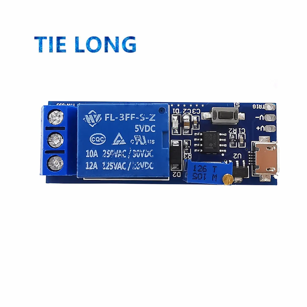 Умное управление электроникой регулируемый релейный таймер задержки 5-30 в с