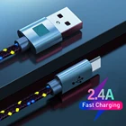 Нейлоновый Кабель с разъемом USB типа C кабели Дата шнур для быстрой зарядки для Samsung S67 для Huawei Xiaomi redmi note 9 pro Телефон USB-C Type-c кабель