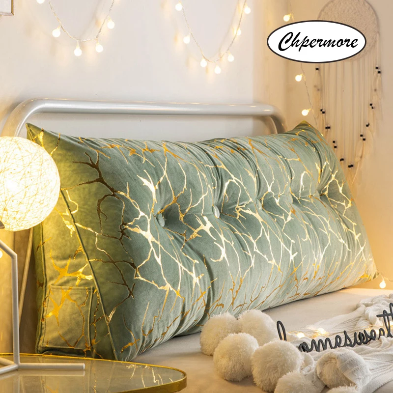 Chpermore новая стильная модная моющаяся длинная подушка простая для кровати двойная