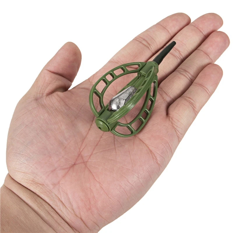 

1pc Carp Catfish Feeder 20/30/40g Fishing Bait Cage Drop shipping Fishing Accessories