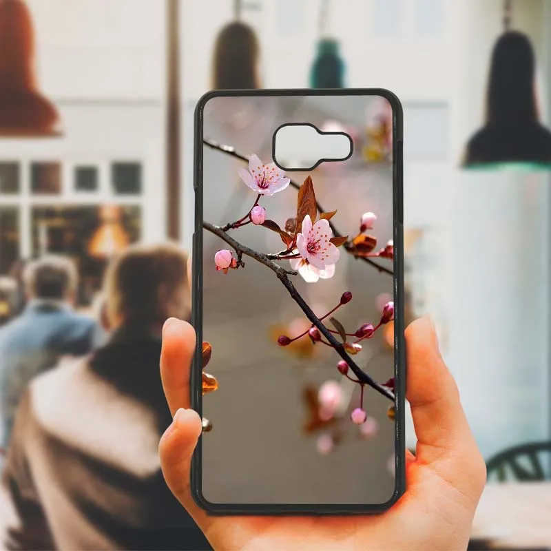 Модный динамический чехол для сотового телефона с цветами вишни жесткий