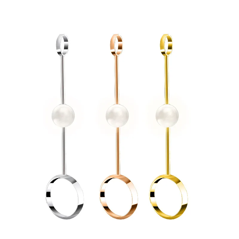 Smoker lady Brass Smoking Accessories pearl Ring Finger Hand Rack Cigarette Holder bluntholder |