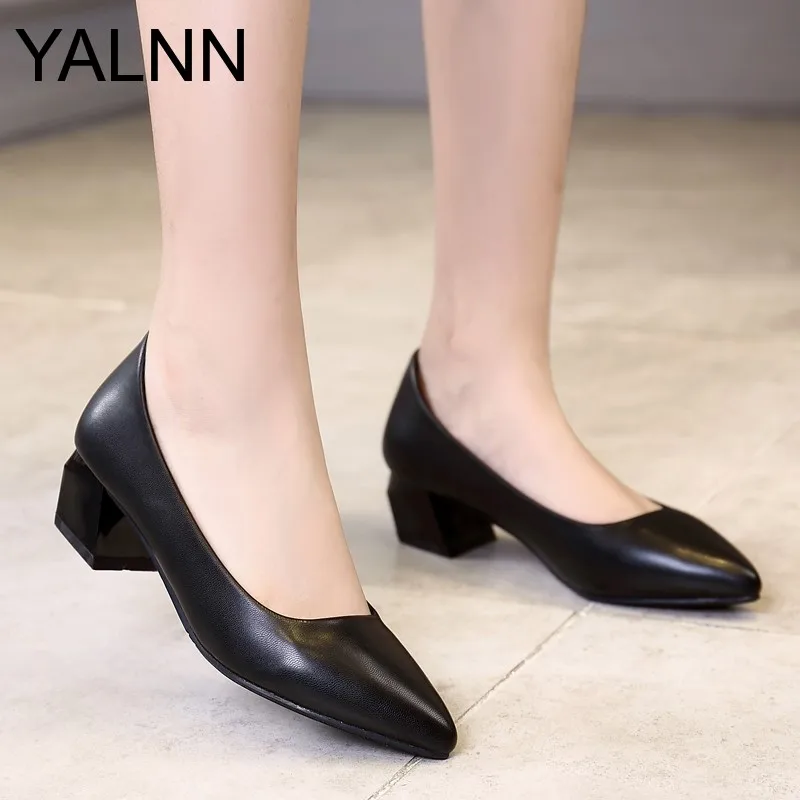 Yalnn/Женская обувь туфли лодочки на каблуке роскошные женские высоком белые