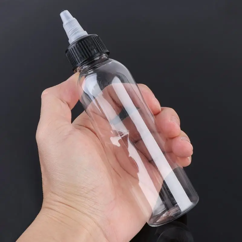 120 мл Twist Кепки пустой Пластик чернил для татуажа бутылка с пигментом питания|plastic