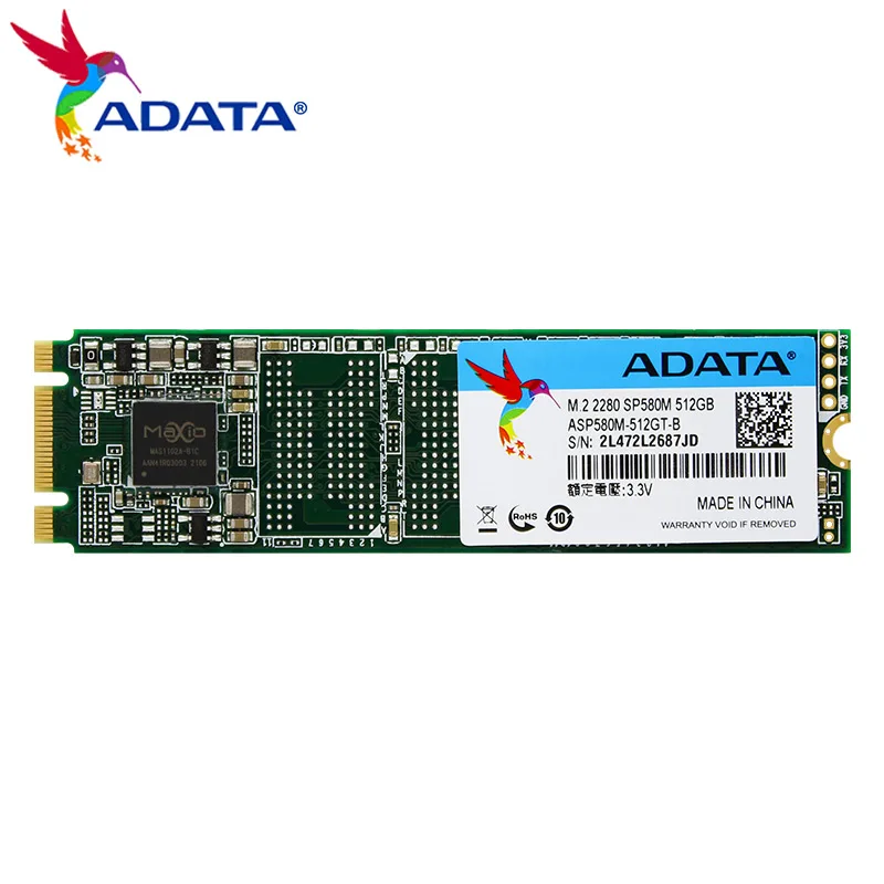 ADATA SP580M M.2 2280 Твердотельный накопитель 256 ГБ 512 SATA III M2 внутренний жесткий диск 3D NAND
