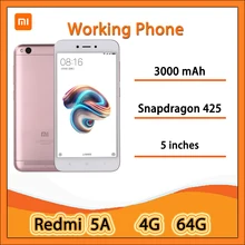 Redmi 5A Appearance and Color Studio Phone Bulk Sale Functional 90new Good Battery 4G face unlock smartphone Used